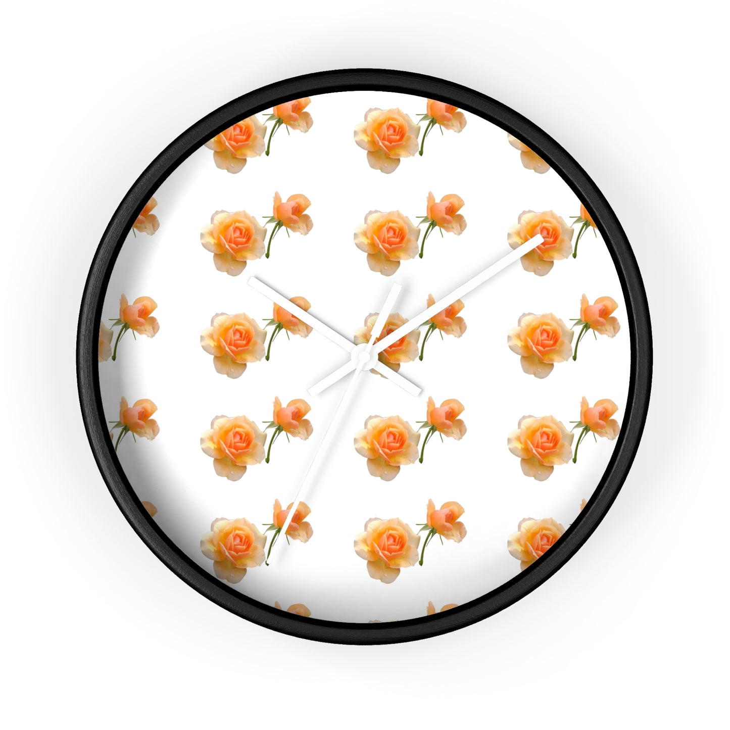 Charming Floral Wall Clock - Perfect for Home Decor, Gift for Her