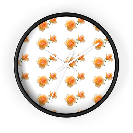 Charming Floral Wall Clock - Perfect for Home Decor, Gift for Her