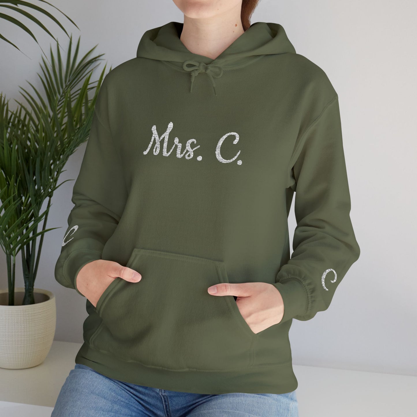 Personalized Hooded Sweatshirt, Gift for Teachers, Proud Teacher Apparel, Birthday Gift, Customized Sweatshirt
