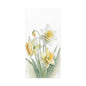 Matte Canvas, Stretched, 1.25" beautiful flowers white and yellow.