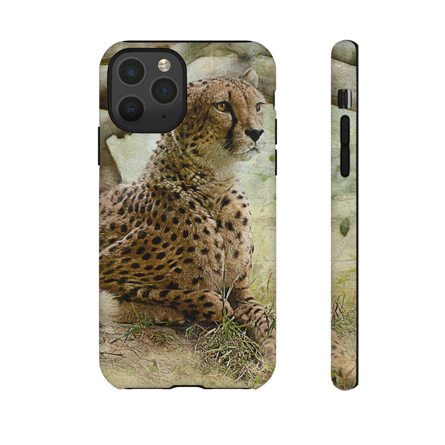 Cheetah Phone Case, Tough Cases, Animal Lover Gift, Wildlife Protection, Eco-Friendly Mobile Cover, Unique Phone Accessory