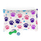 Colorful Paw Print Pet Bed - Cozy Dog & Cat Cushion, Decorative Pet Pillow, Furry Friend Gift, Plush Pet Bed, Happy Pet Space