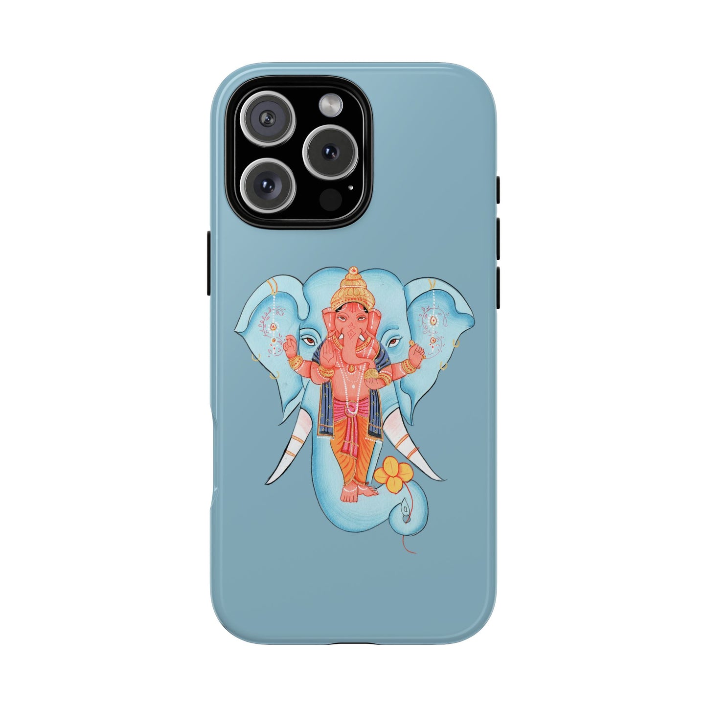 Tough Cases: Ganesh-Inspired Phone Case, Bohemian Phone Cover, Hindu Art Accessory, Festival Gift, Protective Phone Shell