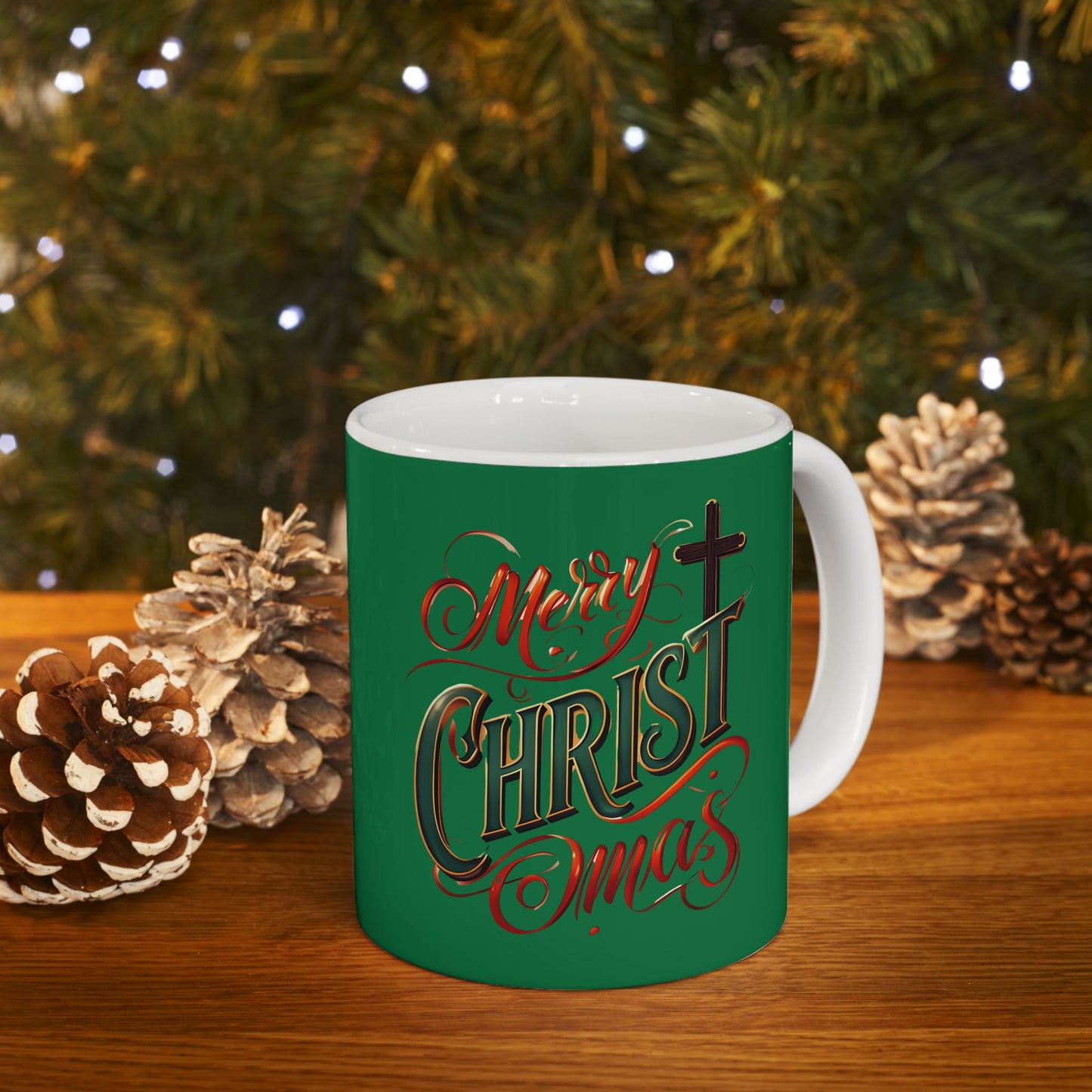 Christmas Ceramic Mug - Festive Holiday Drinkware, Perfect for Gifts, Coffee Lovers, Winter Cheer, Christmas Decor