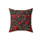Elegant Floral Decorative Pillow, Rose Flower Cushion, Cozy Home Decor, Gift Idea for Weddings, Birthdays, Housewarming