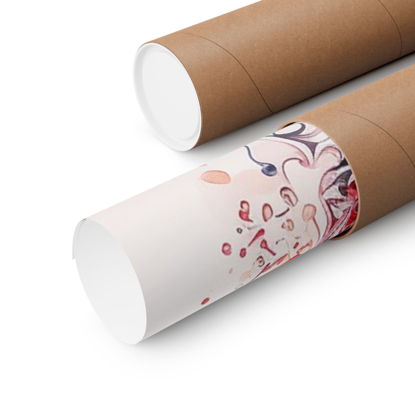 Butterfly Watercolor Wall Poster — Floral Pastel Matte Vertical Print