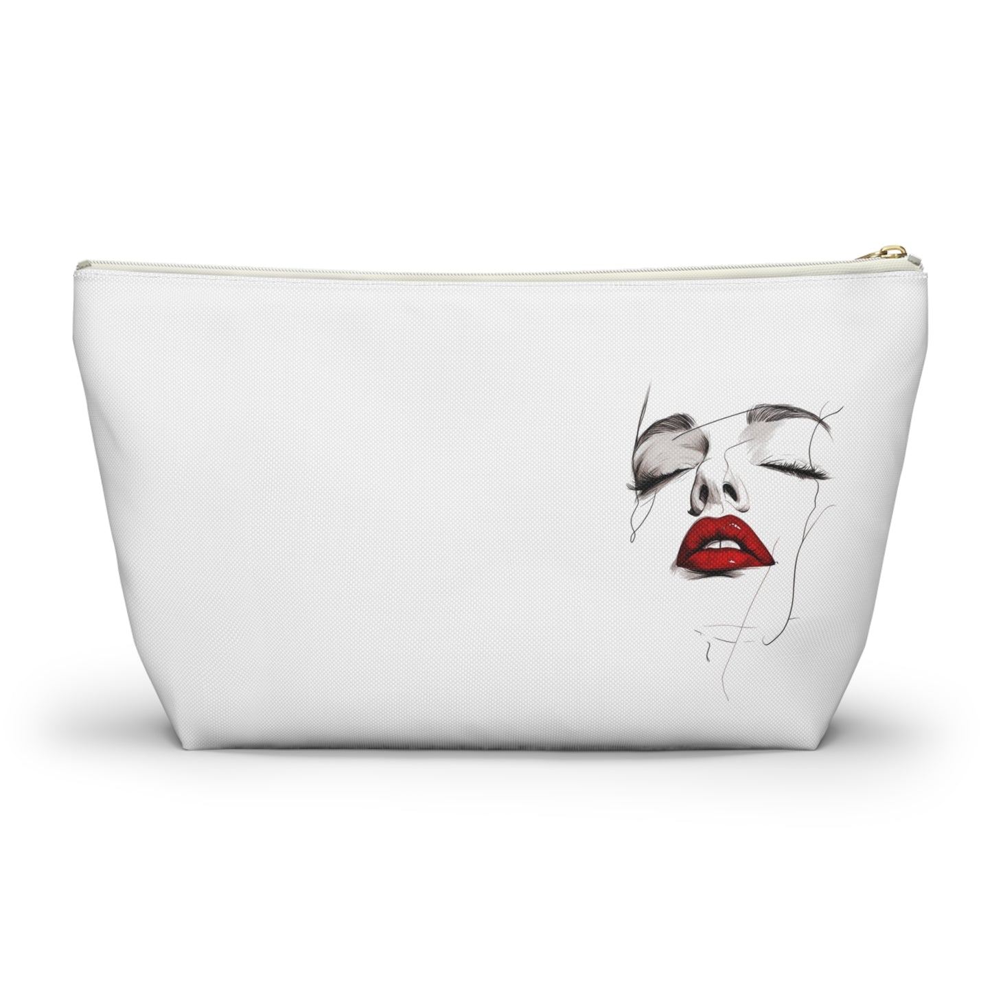 Elegant Makeup Accessory Pouch, Beauty Organizer Pouch, Cosmetic Bag, Gift for Her, Stylish Travel Pouch, Fashionable Storage