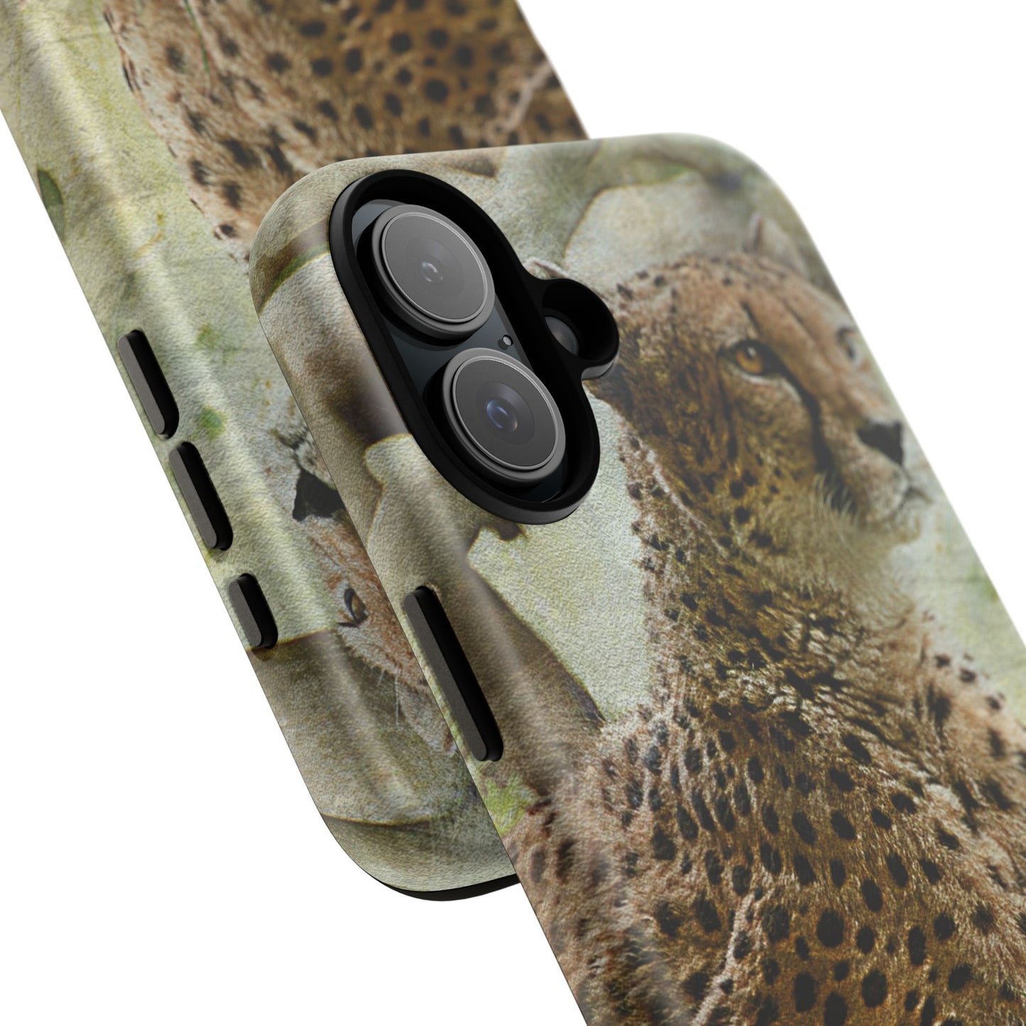Cheetah Phone Case, Tough Cases, Animal Lover Gift, Wildlife Protection, Eco-Friendly Mobile Cover, Unique Phone Accessory