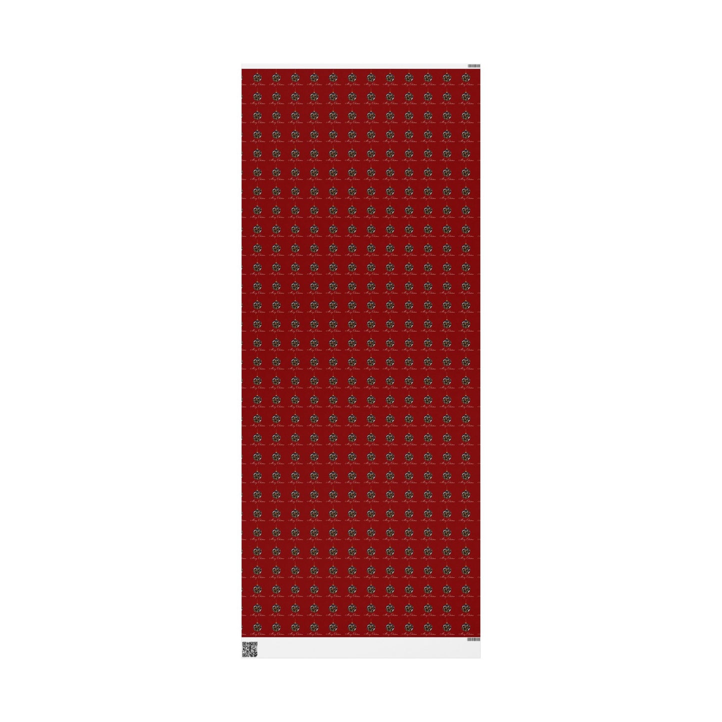 Holiday Balloon Wrapping Paper Roll — Red Festive Gift Wrap for Birthdays & Christmas