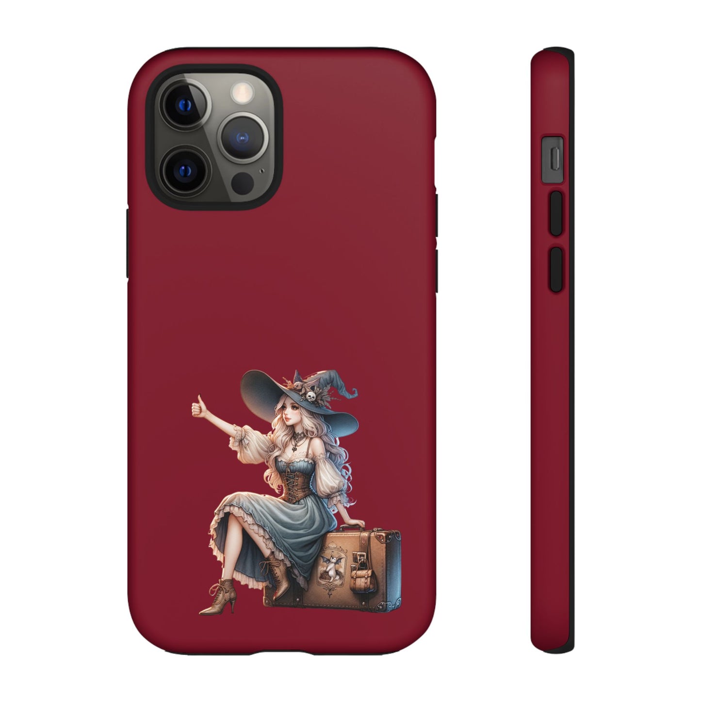 Witchy Phone Case - Magical, Durable - Halloween Gift, Cosplay Accessory, Cute Witch Design