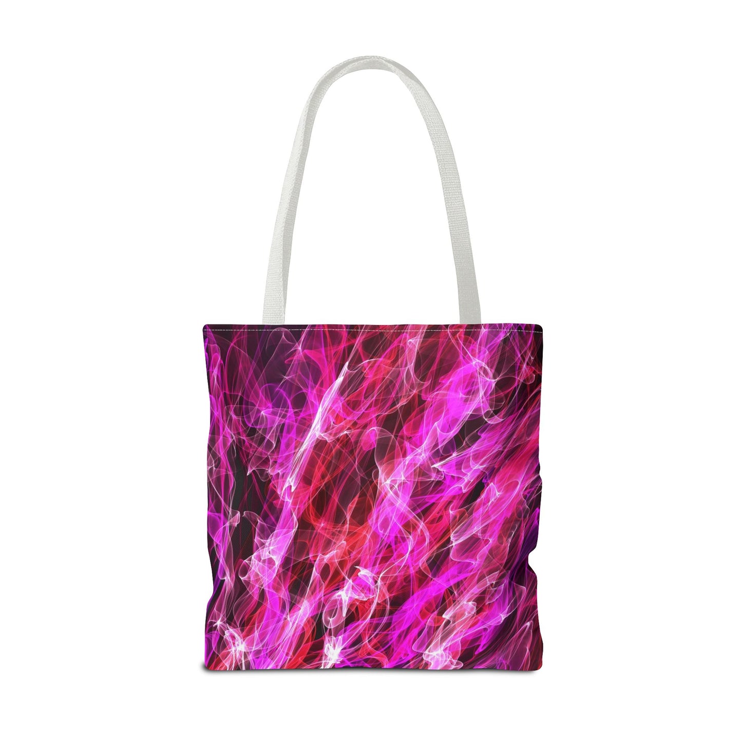 Vibrant Abstract Tote Bag, Colorful Shopping Bag