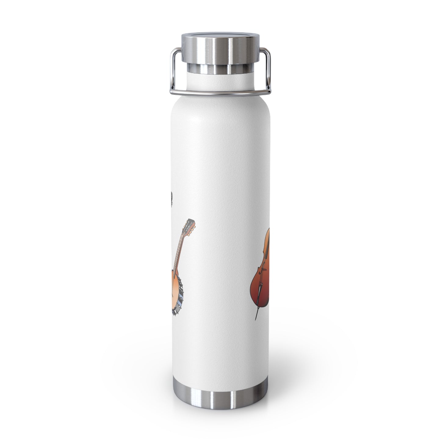 Musical Instruments Water Bottle | Copper Vacuum Insulated Bottle | Gift for Musicians, Music Lovers, Durable Travel Mug, Concert [...]