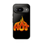 Stylish Phone Case, Hot Flames Design, Gift for Teens, Trendy Accessory, Protective Cover, Unique Phone Case