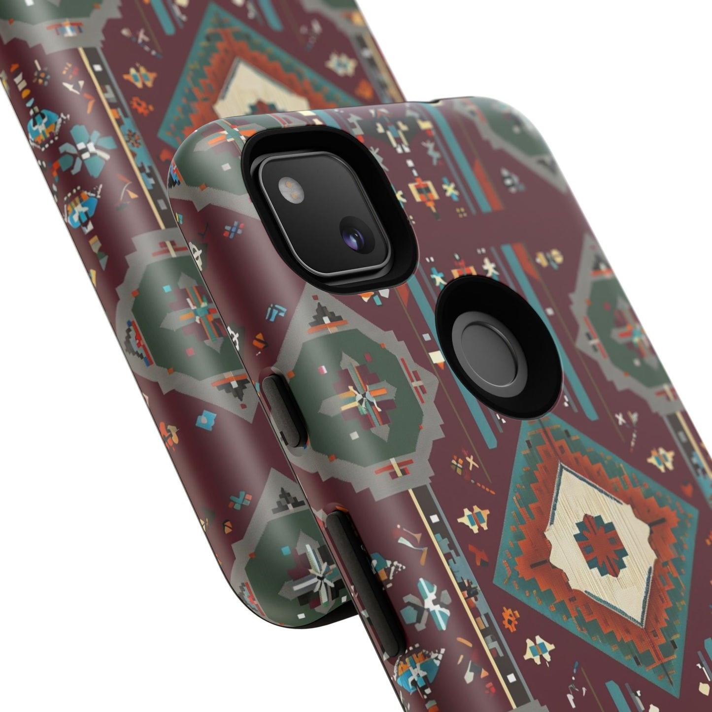 Tribal Pattern Phone Case - Boho Chic, Tough Durable Cover, Stylish Tech Accessory, Gift for Him/Her, Festival Essentials