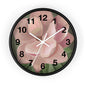 Floral Wall Clock - Elegant Timepiece, Home Decor, Gift for Flower Lovers, Mother's Day, Spring Decor, Nature Inspired