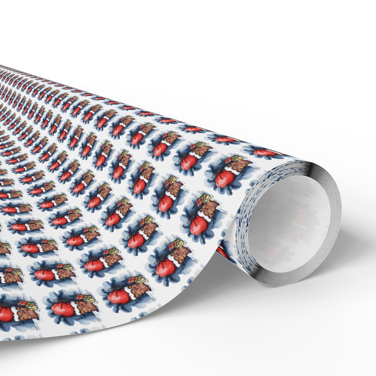 Wrapping Paper Roll — Festive Nutcracker Pattern Gift Wrap
