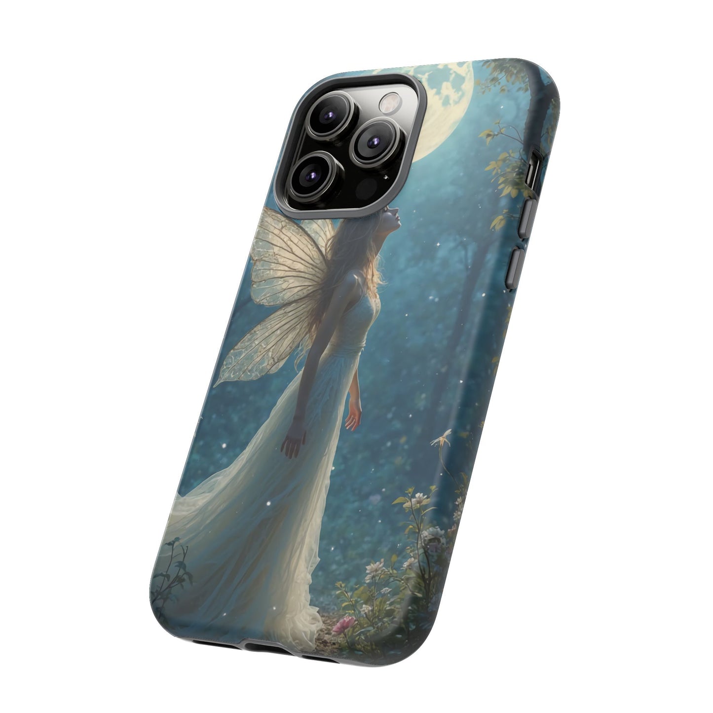 Fairy Moon Phone Case | Tough Cases for Nature Lovers, Fantasy Gift, Boho Phone Accessory, Ethereal Aesthetic, Magical Design