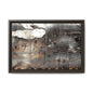 Framed Music Notes Canvas Print — Abstract Vintage Piano & Sheet Music Wall Art