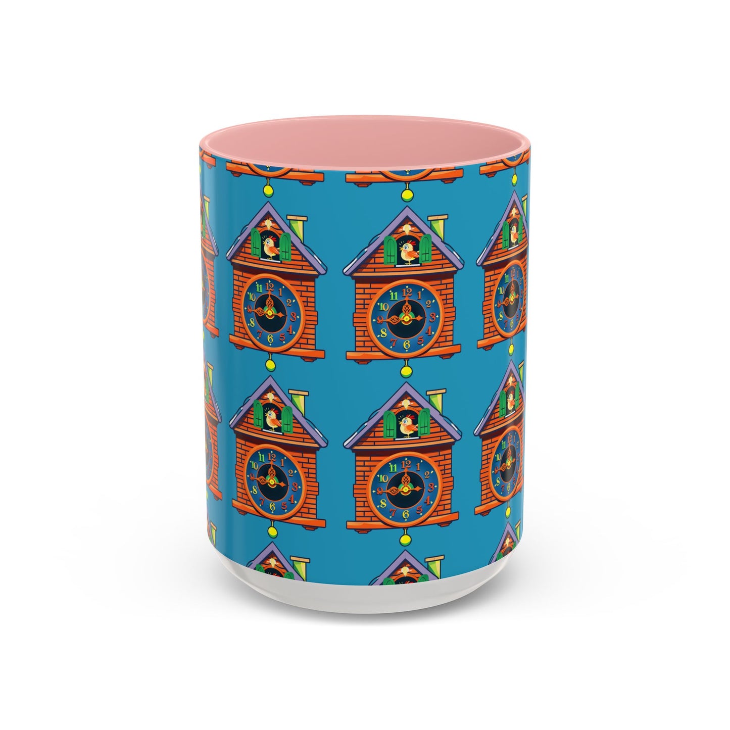 Whimsical Clock House Coffee Mug Unique Gift for Home Decor