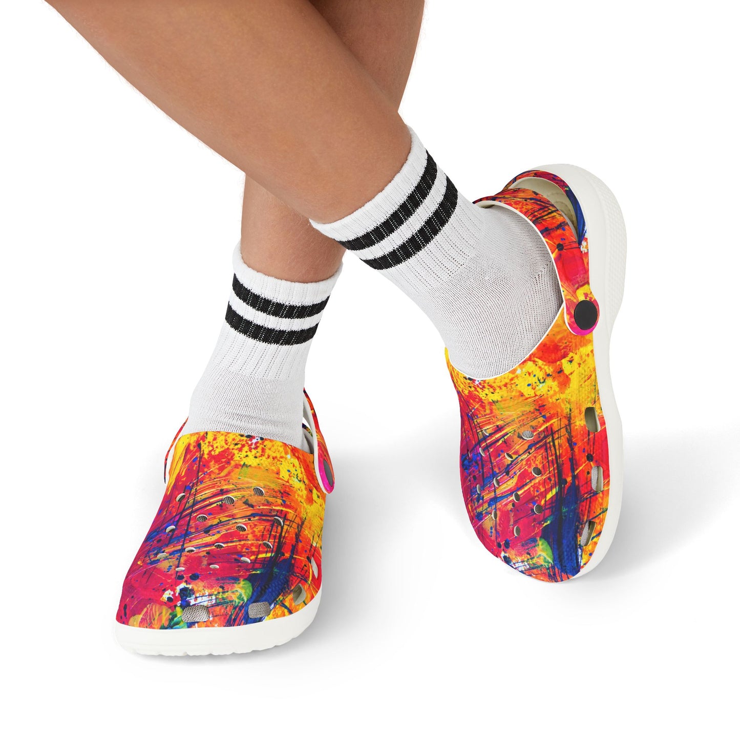 Vibrant Kid's EVA Foam Clogs, Colorful Summer Footwear for Play, Pool, and Casual Outings, Perfect for Birthdays and Holiday Gifts