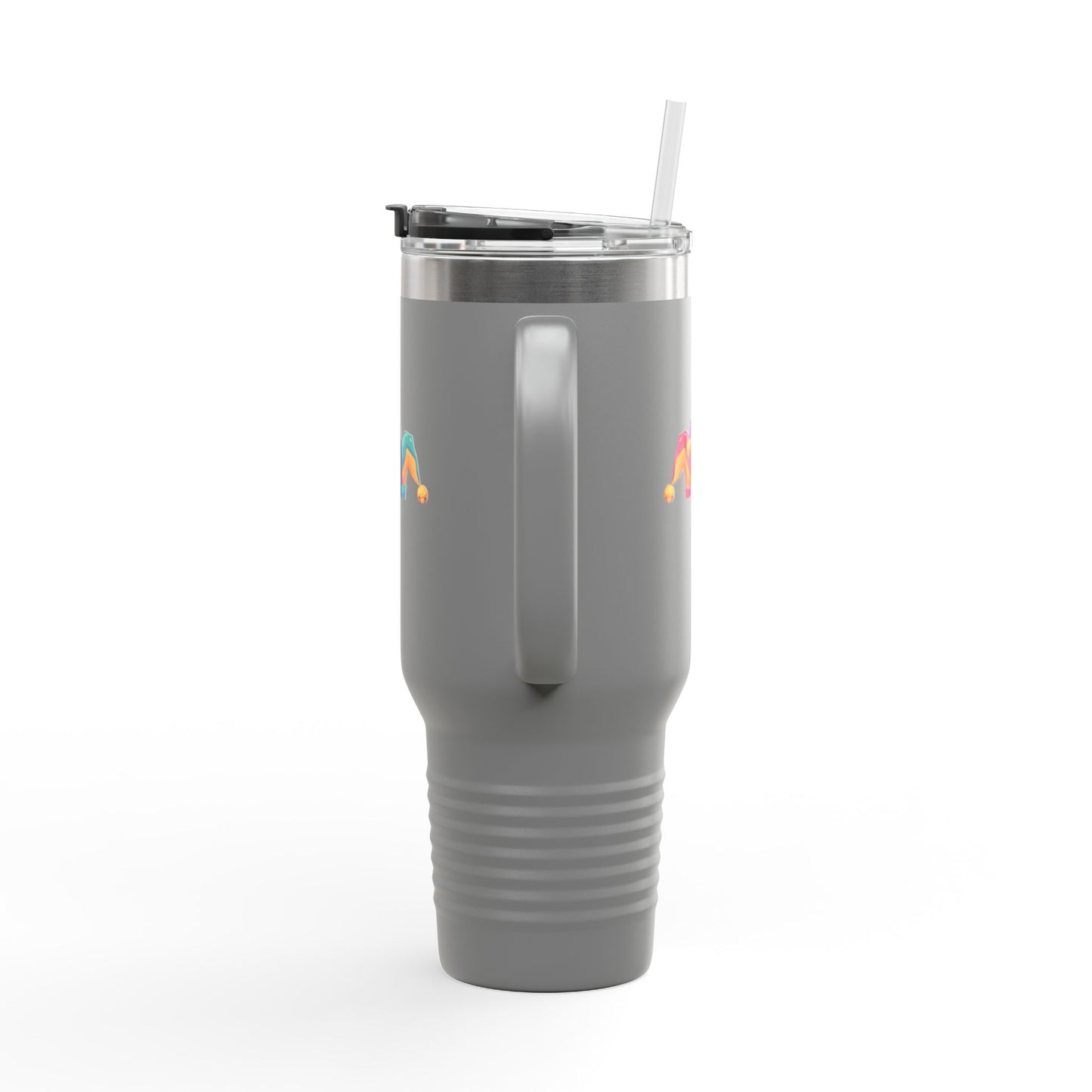 Colorful Insulated Travel Mug, Perfect for Road Trips, Camping, Parties, Gifting, or Everyday Use - 40oz Humor Design