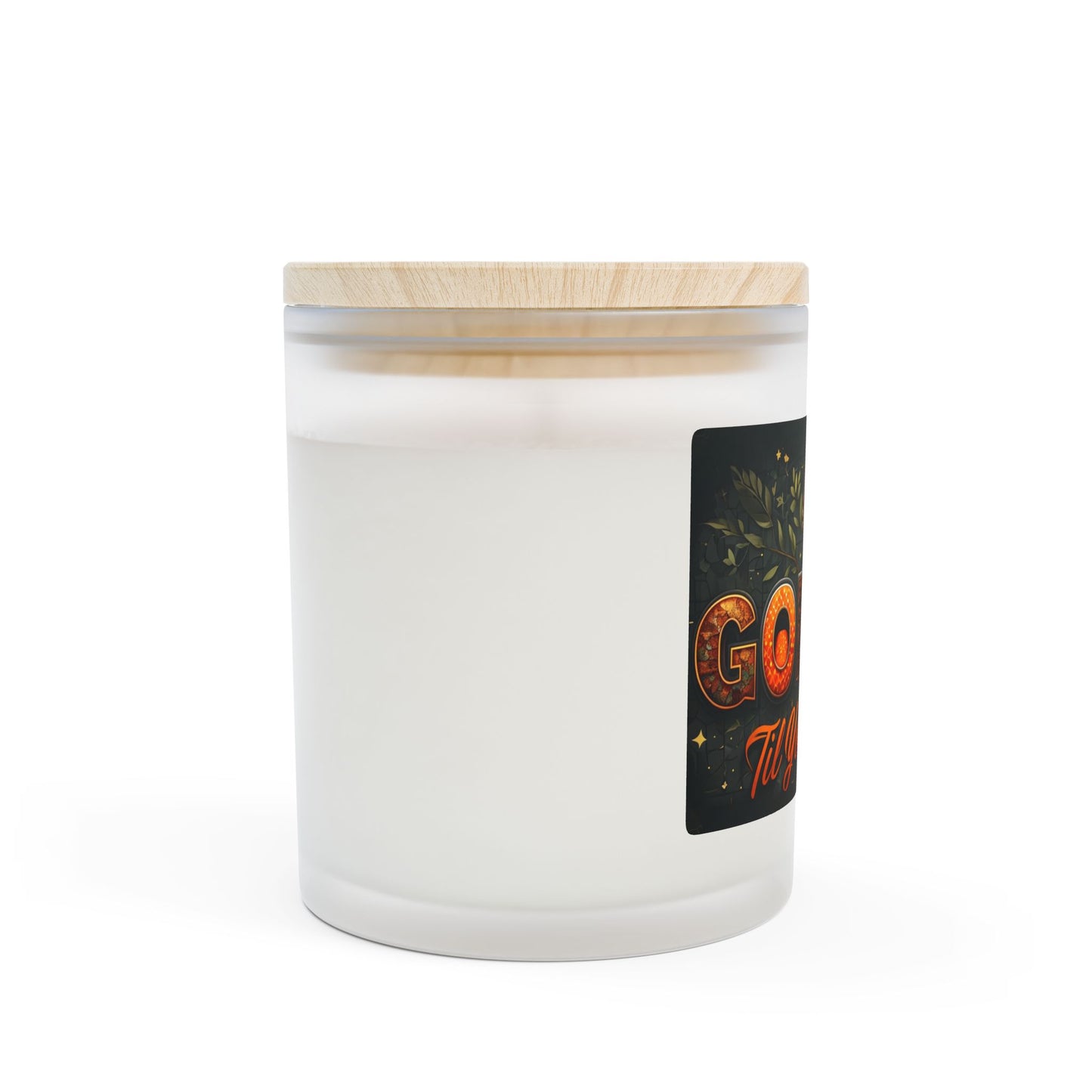 Thanksgiving Gobble Candle - 11oz Frosted Glass Scented Candle