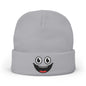 Smiley Face Knit Beanie - Cozy Winter Hat for Kids & Adults, Cute Gift for Birthdays, Holidays, Winter Fun
