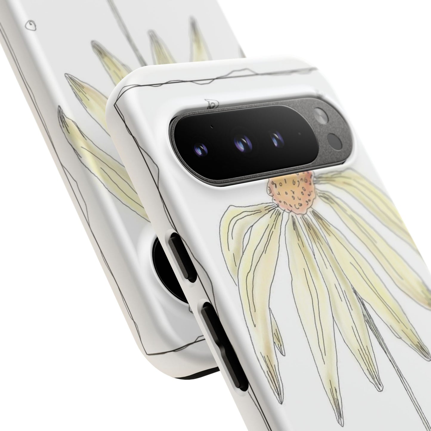Flower Phone Case with Delicate Design, Tough Phone Cover, Nature Lover Gift, Floral Tech Accessory, Stylish Phone Protection