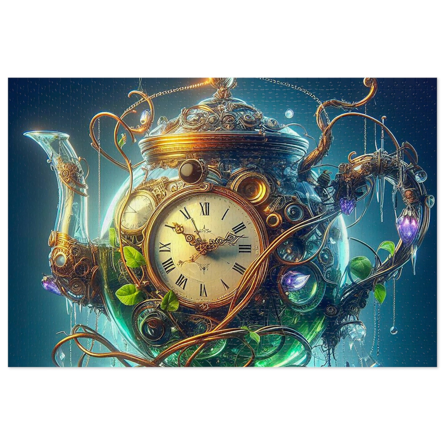 Jigsaw Puzzle with Tin