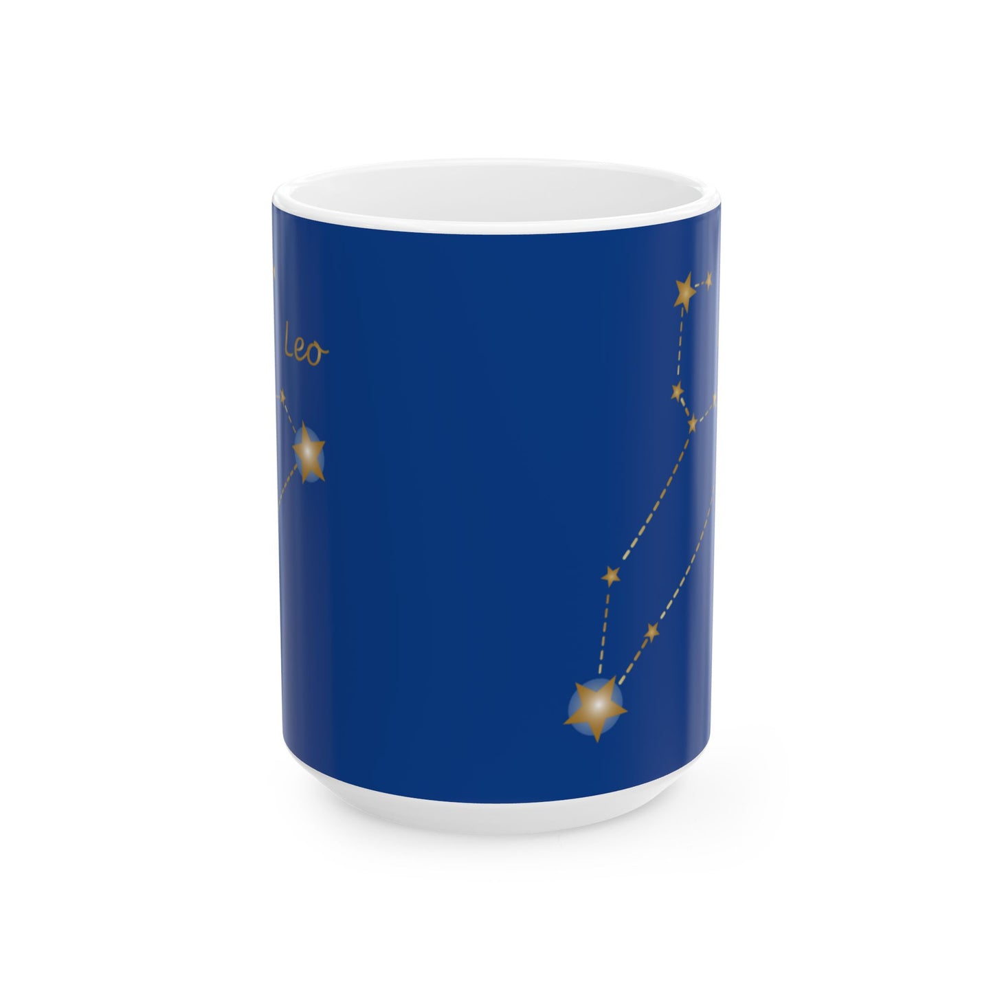 Leo Constellation Ceramic Mug - Astrology Coffee Cup, Zodiac Gift, Horoscope Mug, Star Sign Drinkware, Personalized Astrology