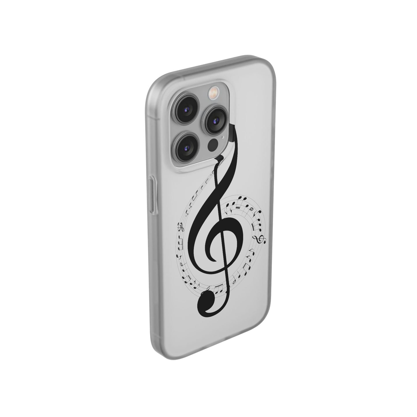 Phone Case — Musical Treble Clef Design