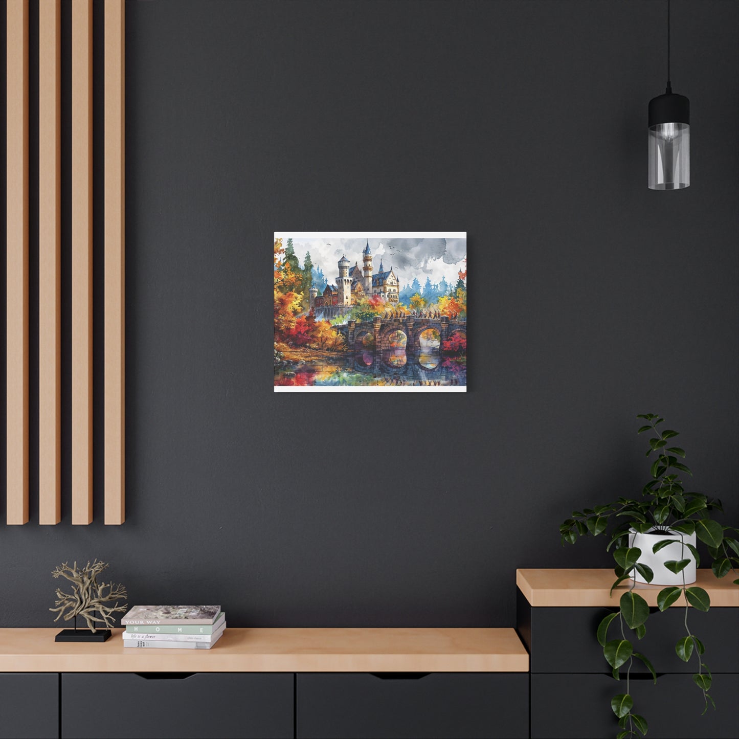 Matte Canvas, Stretched, 1.25" - Castle