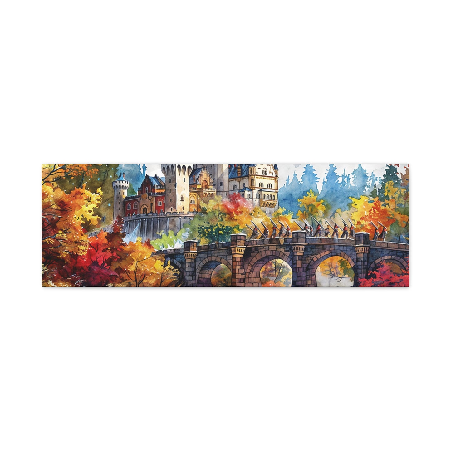 Matte Canvas, Stretched, 1.25" - Castle