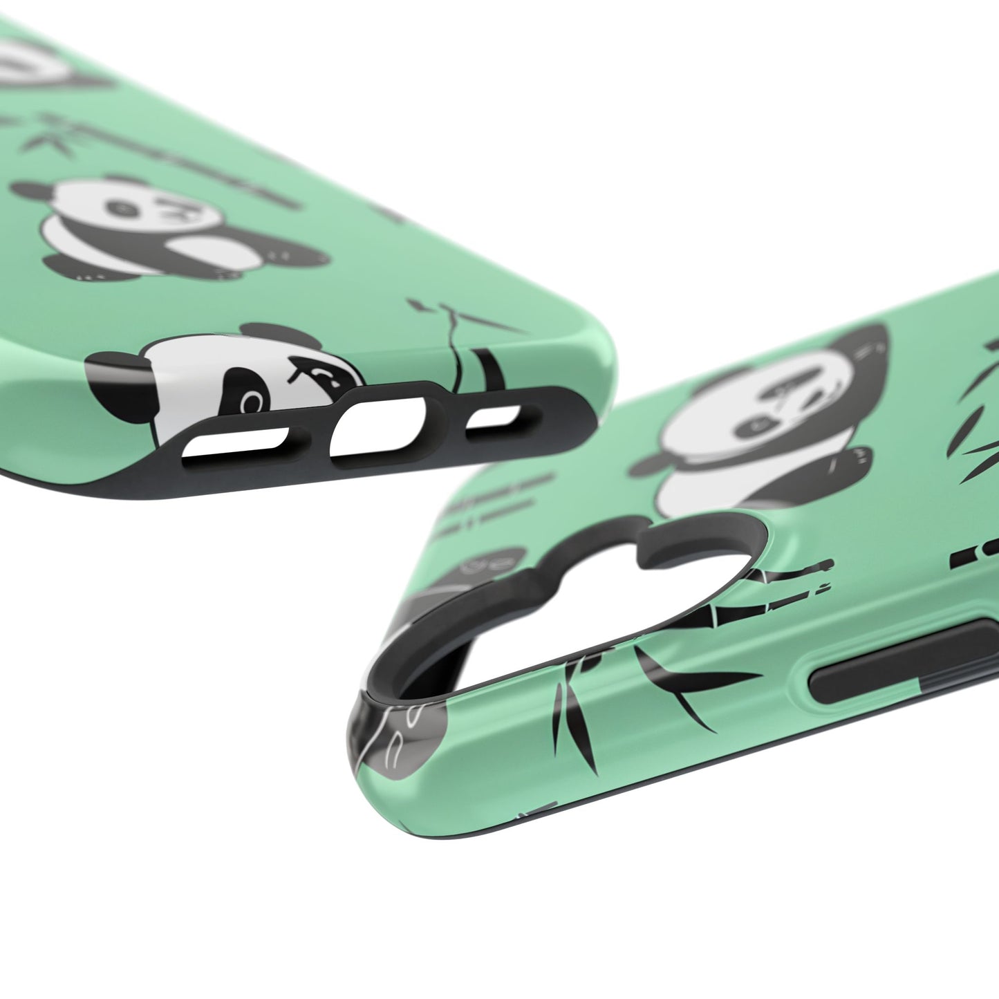 Panda Bamboo Magnetic Impact-Resistant Phone Case