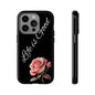 Floral Phone Case - Life is Good, Tough Phone Cover, Gift for Her, Rose Design, Personalized Phone Accessory, Stylish Tech Protector