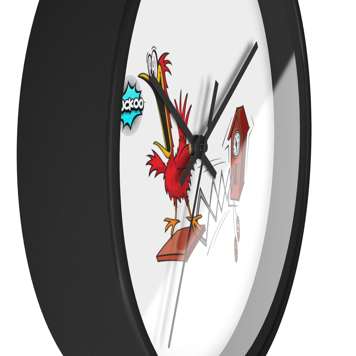 Quirky Rooster Cuckoo Wall Clock, Fun Home Decor
