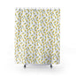 Lemon Grove Shower Curtain, Bright Bathroom Decor, Citrus-Themed Gift, Fresh Lemon Design, Unique Home Accessory