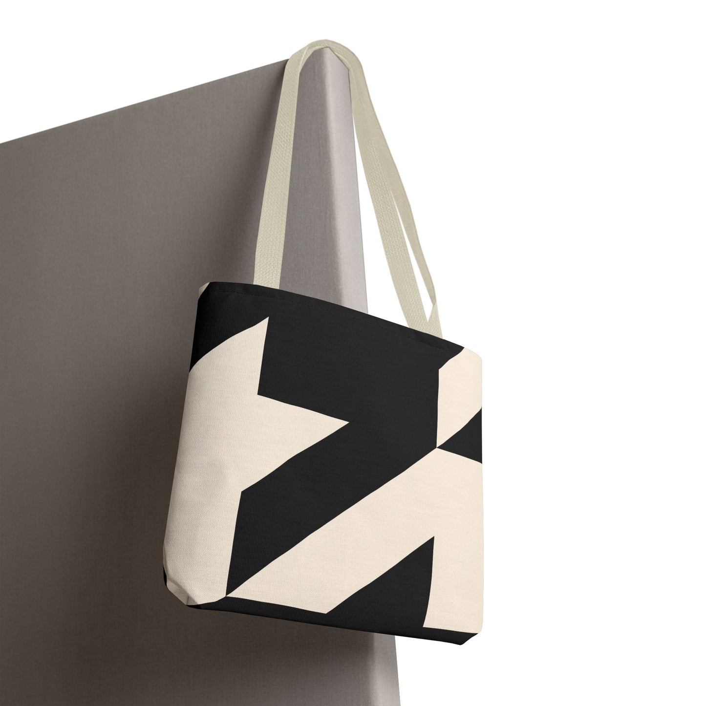 Chic Abstract Tote Bag, Stylish Travel Bag, Reusable Shopping Bag, Modern Design Bag, Fashionable Canvas Tote