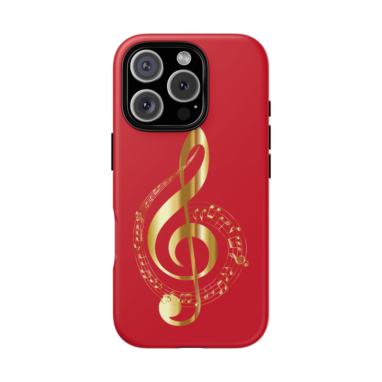 Tough Cases - Red Musical Note