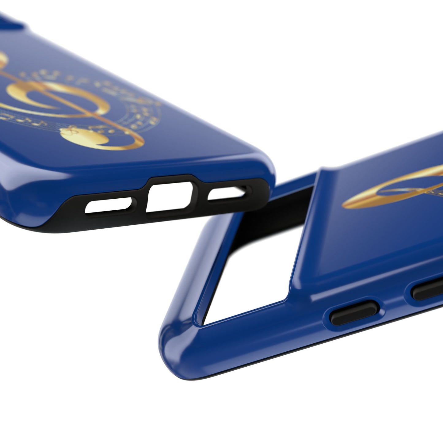 Tough Cases Blue and Gold Musical Note