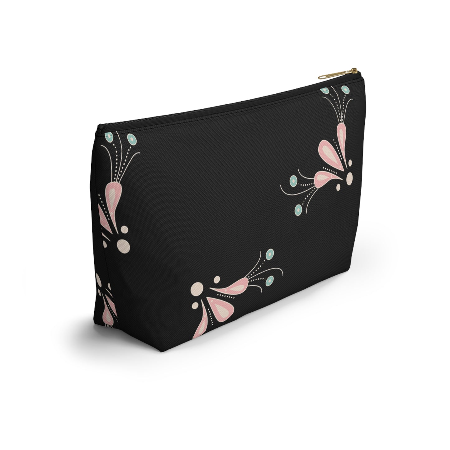 Chic Cosmetic Bag, Stylish Accessory Pouch, Makeup Organizer, Gift for Her, Floral Print Travel Case