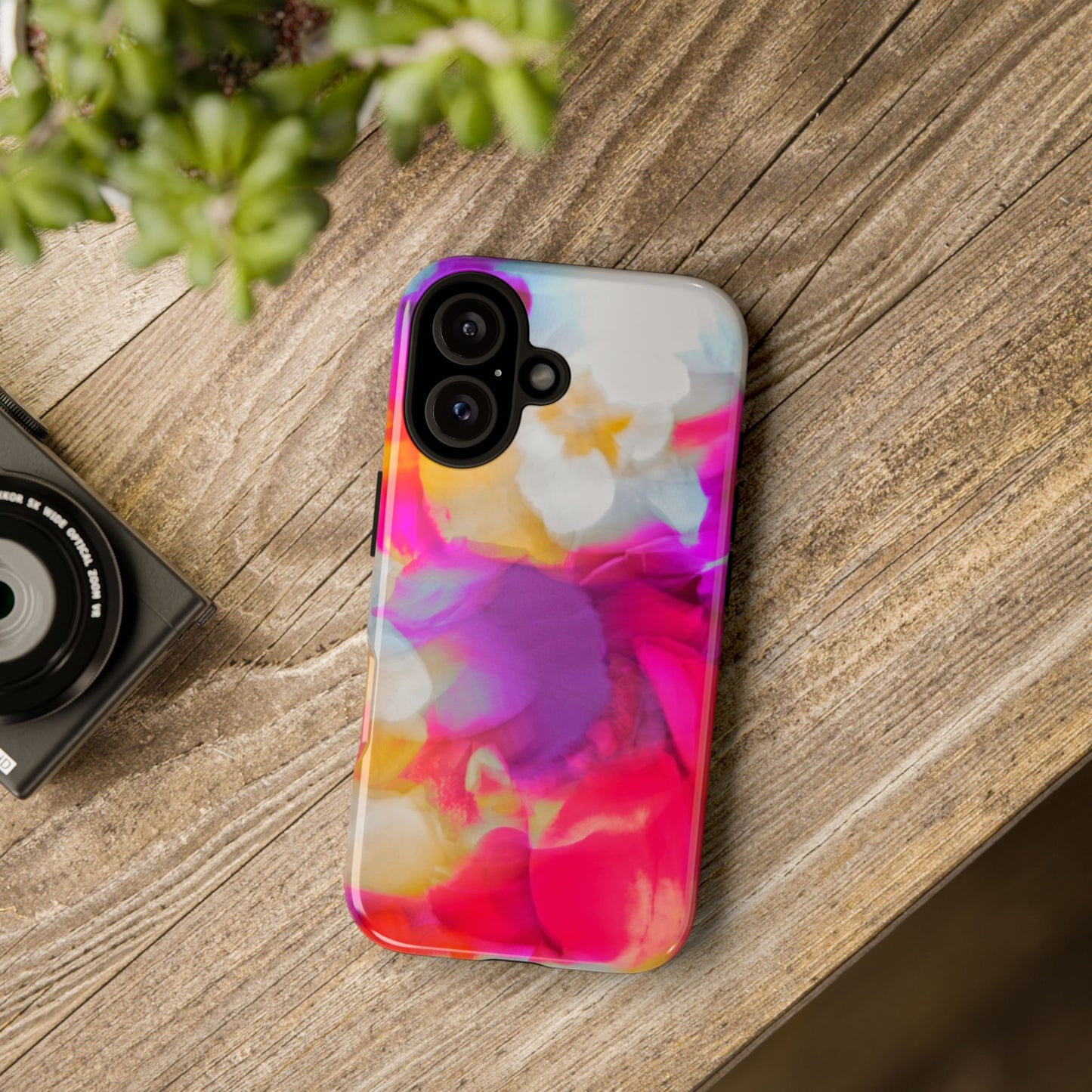 Floral Phone Case: Stylish Art for Your Device, Tough Cases, Gift for Her, Flower Print, Trendy Accessories, Phone Protection
