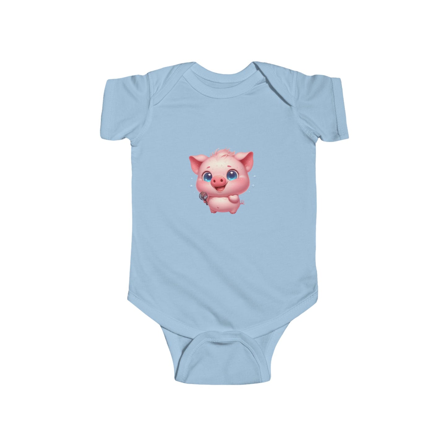 Adorable Piglet Baby Bodysuit | Infant Outfit, Cute Baby Clothing, Gift for New Parents, Baby Shower Gift, Animal Lover Apparel