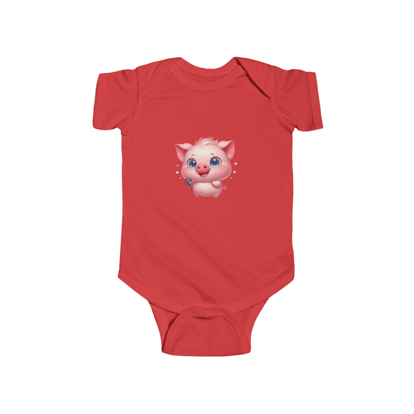 Adorable Piglet Baby Bodysuit | Infant Outfit, Cute Baby Clothing, Gift for New Parents, Baby Shower Gift, Animal Lover Apparel