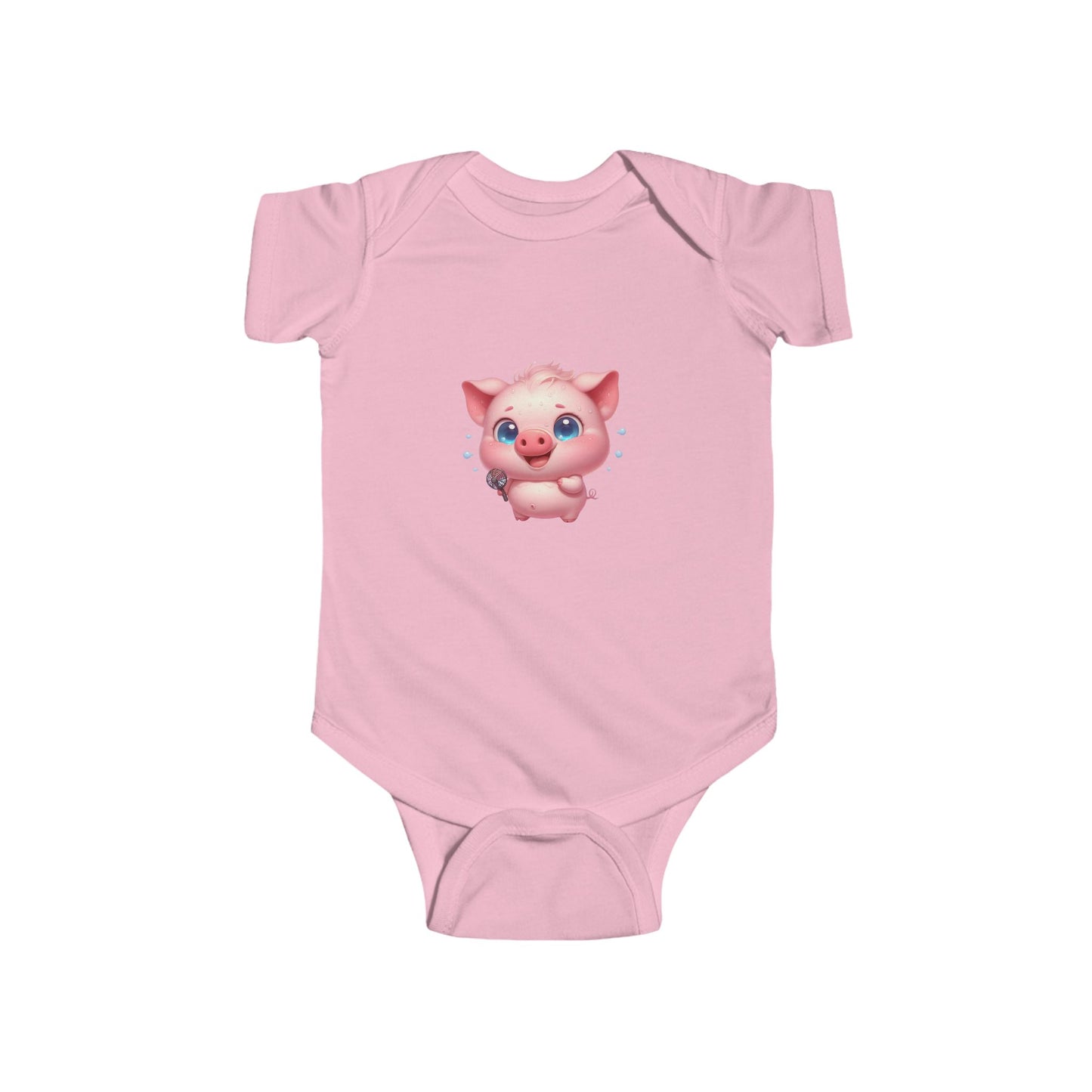 Adorable Piglet Baby Bodysuit | Infant Outfit, Cute Baby Clothing, Gift for New Parents, Baby Shower Gift, Animal Lover Apparel