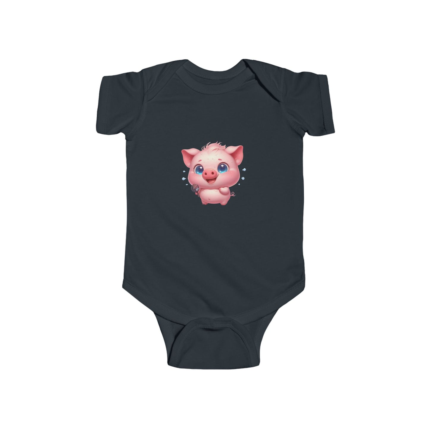 Adorable Piglet Baby Bodysuit | Infant Outfit, Cute Baby Clothing, Gift for New Parents, Baby Shower Gift, Animal Lover Apparel