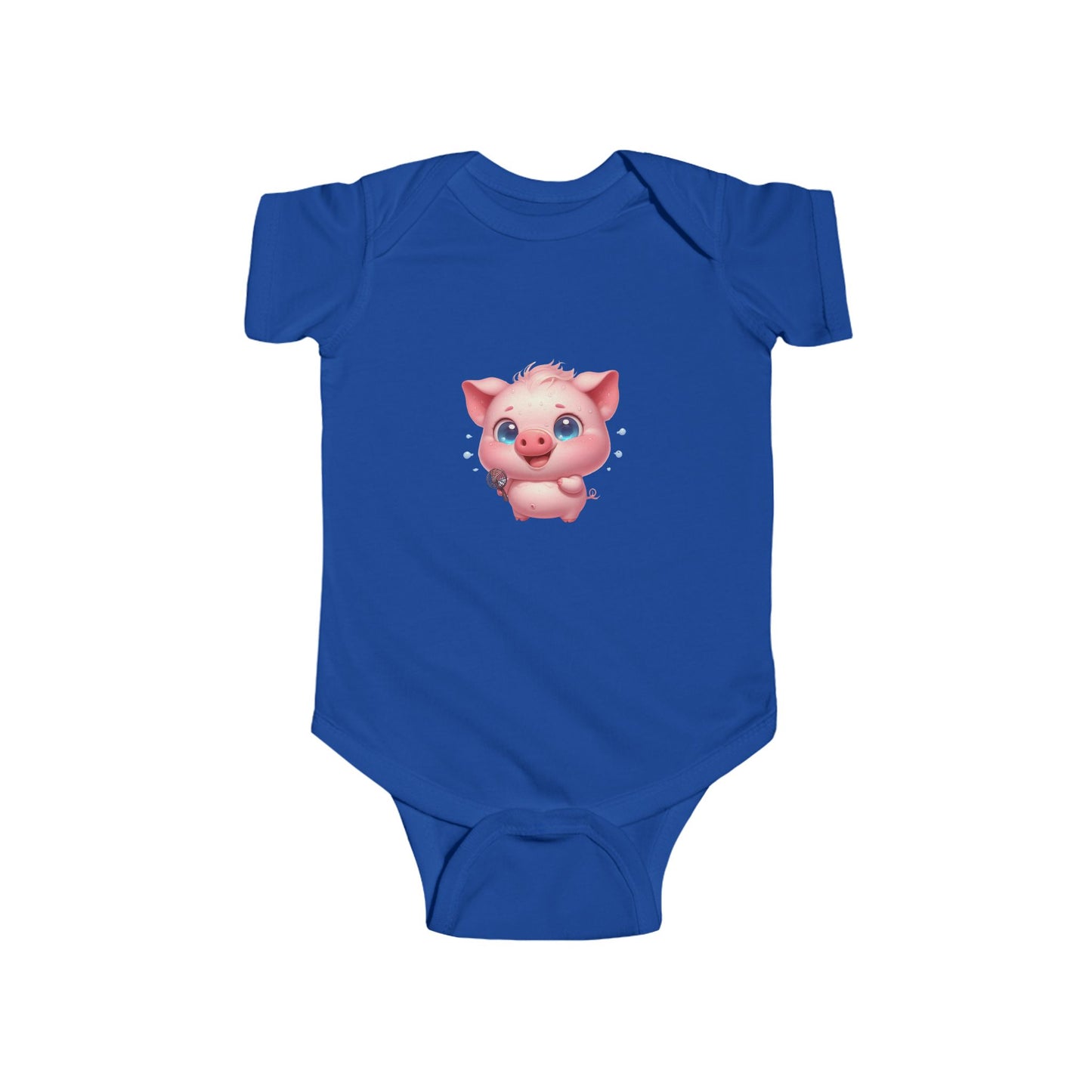Adorable Piglet Baby Bodysuit | Infant Outfit, Cute Baby Clothing, Gift for New Parents, Baby Shower Gift, Animal Lover Apparel