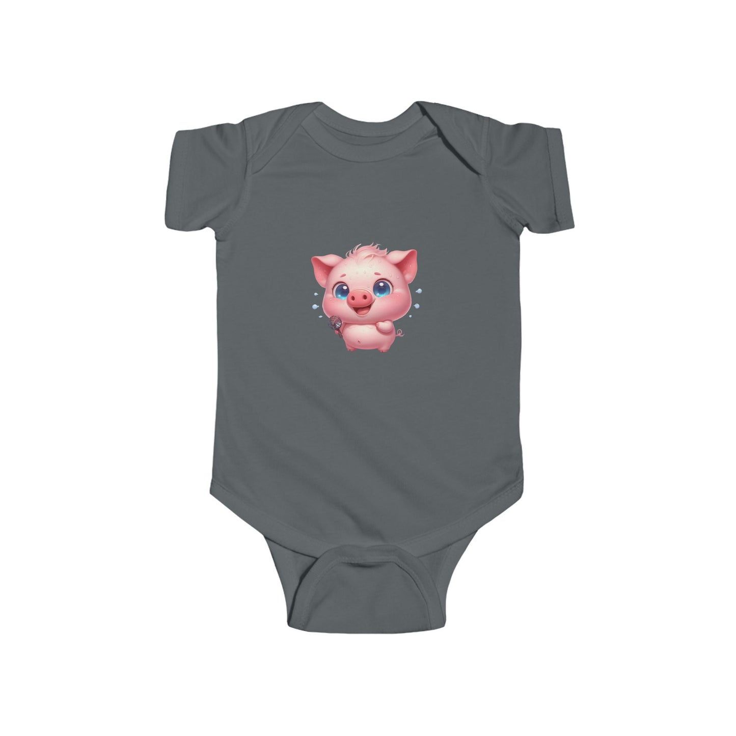 Adorable Piglet Baby Bodysuit | Infant Outfit, Cute Baby Clothing, Gift for New Parents, Baby Shower Gift, Animal Lover Apparel