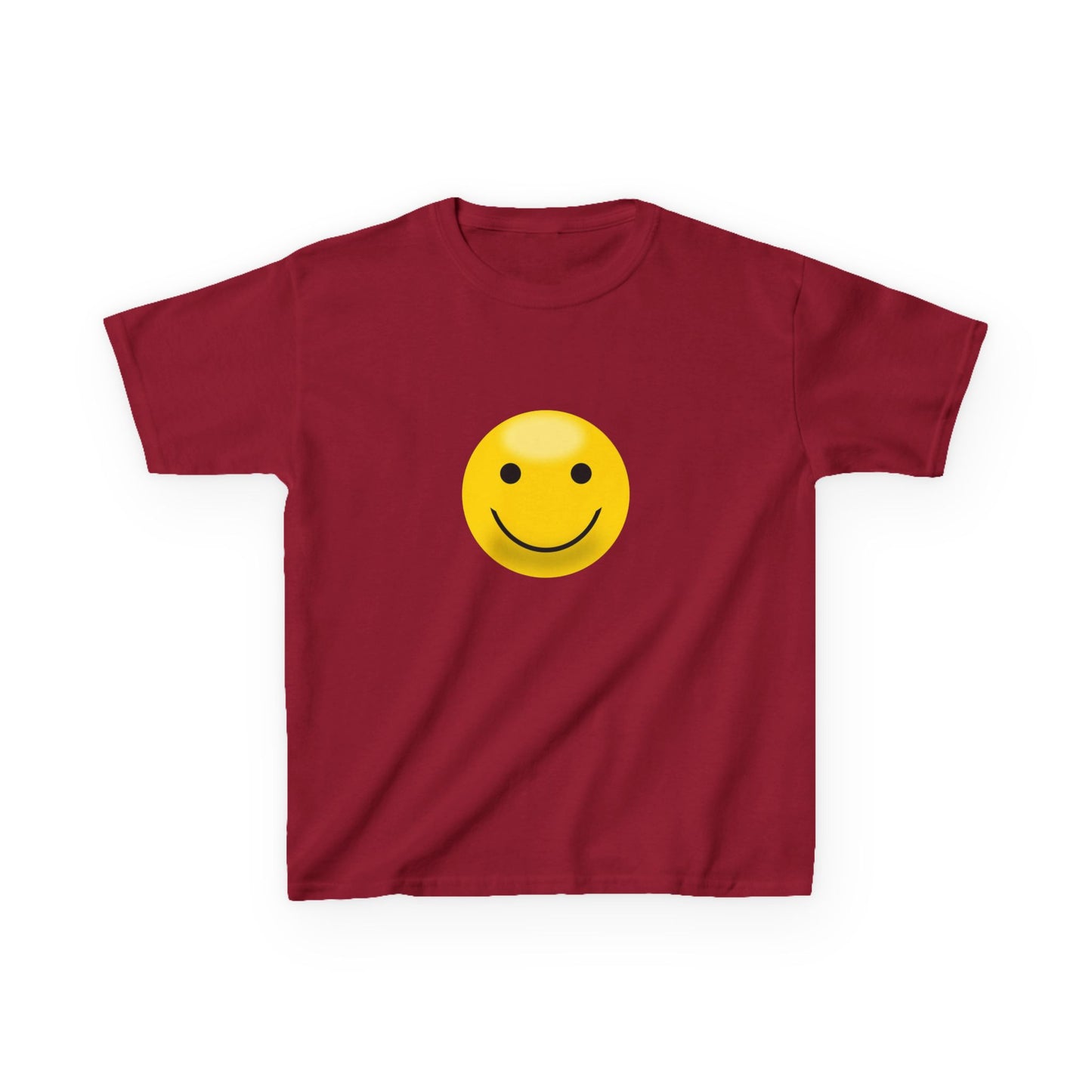 Smiley Face Kids Tee, Funny Kids Shirt, Cute Summer Tee, Gift for Kids, Playful Children