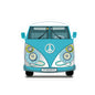 Bohemian VW Bus Stickers, Peace Sign Vinyl Stickers, Flower Stickers for Water Bottles, Gift for Hippies, Laptop Stickers